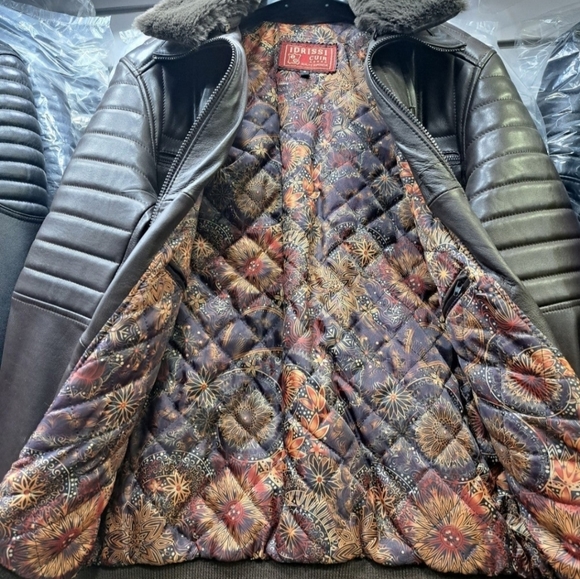 Real Leather Aviation Jacket Brown - Picture 2 of 2